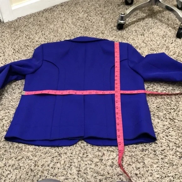 Marc Jacobs Blazer Size 4 Royal Blue - Picture 10 of 11